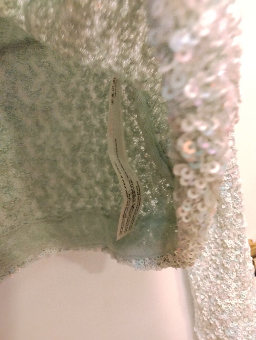 NWOT Size S Intimately Free People Leading The Way Long Sleeve Sequin Top - Picture 3 of 12